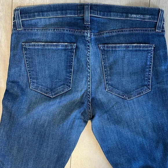 Stiletto Sahara Destroy Blue Skinny Mid-Rise Denim Jeans, Size 30 - Picture 5 of 9